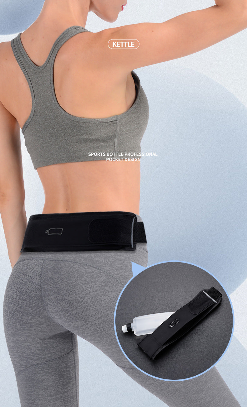 3 in 1 Waterproof Slim Running Belt for Running, Hiking, Fishing, Dog Walking, Workout Gear Everywhere Lightweight Fashion Waist Pack, iPhone Holder