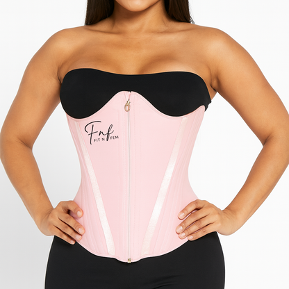 FitnFem High-Compression Waist Trainer Rubber Belt for Women Supportive Fit Everyday Molding Shaping Workout-Friendly Design Faja with Flexible Boning and Seamless All-Season Comfort